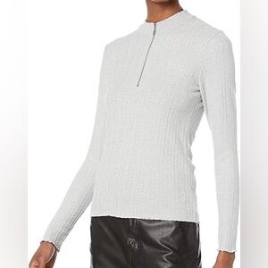 Club Monaco Women's Longsleeve Pointelle